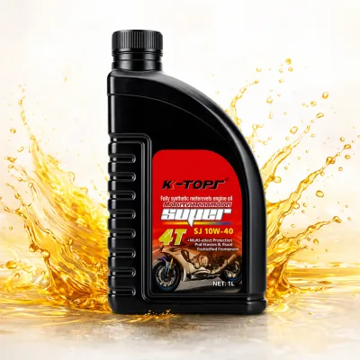 น้ำมันเครื่องสังเคราะห์แท้100% Fully Synthetic สำหรับมอเตอร์ไซค์ สำหรับรถมอเตอร์ไซค์ 4 จังหวะ น้ำมันเครื่อง เบนซิน 10W-40/15W-40 1 ลิตร