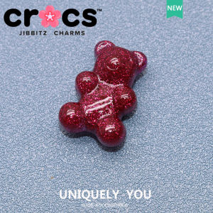 jibbitz cross charm หัวเข็มขัดรองเท้า DIY ตกแต่งน่ารัก Glitter Bear Love Heart Hole เพิ่มสไตล์แฟชั่นรองเท้า อุปกรณ์เสริม จิ๊บบิท ตัวติดรองเท้า cross
