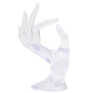 OK Shape Hand Ring Bracelet Holder Stand Support Wedding Ring Showcase Display for Retail Organization