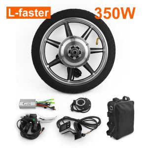 14 Inch 24v 36v 350w Electric Bike LCD Thumb Throttle Brushless Hub Motor Conversion Kit