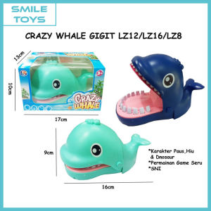Smile - Mainan Anak Gigit Jari Whale Ikan Paus - Mainan Prank Anak Gigit Jari Paus
