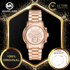 Jam tangan mk online rose gold