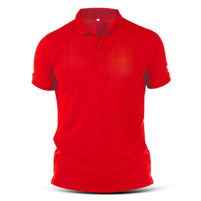 Polo t shop shirt red