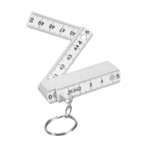 Lightweight 10 Fold 50cm Plastic Ruler Keychain Engineers Foldable Ruler For Accurate Measurements In Various Setting