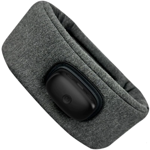 หน้ากากใส่สบายปิดหน้านอนหนังเทียมแบบพกพาที่มีน้ำหนักเบาระบายอากาศได้ดีผ้าปิดตาสำหรับการเดินทางตอนกลางวัน