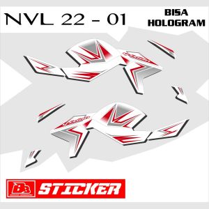 STRIPING VIXION NVL YAMAHA NEW VIXION LIGHTNING REDBULL BISA HOLOGRAM SEMIFULL NVL 22