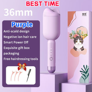 【Fast delivery】XIAOMI New 36mm Wavy Hair Curlers Curling Iron Wave Volumizing Hair Lasting Styling Tools Egg Roll Head Waver Styler Wand