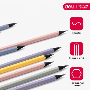 Deli NuSign Graphite Pencil NS724-HB/2B - Custom Personalized Engrave