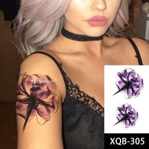 [𝚂𝚝𝚎𝚊𝚍𝚢𝙸𝙽𝙺] Tattoo Sticker Waterproof | Dandelion Lotus Rose Floral Designs | Makeup Carnival Event Festival Party |