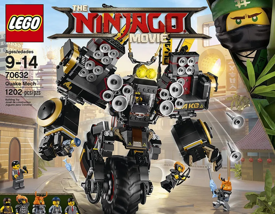 Genuine】LEGO® The NINJAGO Movie Ninjago Quake Mech 70632 (1202