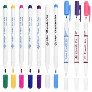 1/5pcs Disappearing Erasable Ink Fabric Marker Pen Cross Stitch Water Erasable Pen TailorS Quilting Sewing Tools Dressmaking