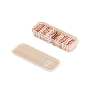 Fresh-Keeping Box Food-Grade Refrigerator Storage Box Special Transparent Sealed Box Frozen Moisture-Proof Fruit Pickle Box Large Capacity家用冰箱透明保鲜收纳盒