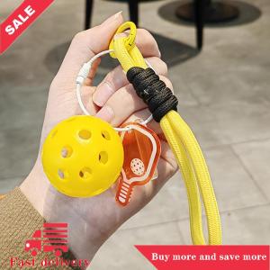 [COD] Creative Pickleball Keychain For Sports Lovers Bags Wallets Car Key Pendants Cute Fun Pickleball Keychain Gifts