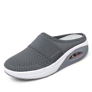 LAMALILI Women Air Cushion Slip-On Walking Shoes Orthopedic Diabetic Walking Shoes#8902