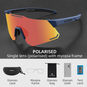 ROCKBROS Cycling Sunglasses for men Polarized Sunglasses Photochromic Bike shades Outdoor Sports glasses Bicycle Accessories