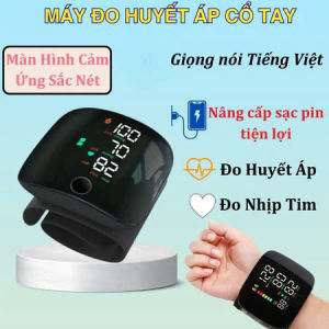 MÁY ĐO HUYẾT ÁP CỔ TAY TỰ ĐỘNG CẢNH BÁO HUYẾT ÁP BẤT THƯỜNG TỰ ĐO CHÍNH XÁC KẾT QUẢ NHANH CHÓNG DỄ DÀNG SỬ DỤNG TẠI NHÀ