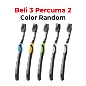 SlimSoft Charcoal Toothbrush Berus Gigi