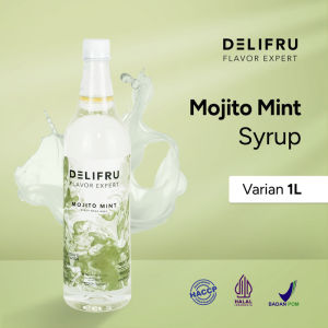 Mojito Mint Syrup Delifru 1 Liter - Sirup Mint Premium