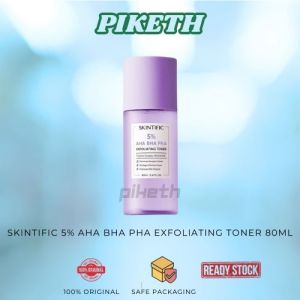 Skintific 5% AHA BHA PHA Exfoliating Toner 80ML