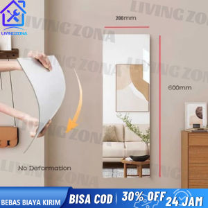 Stiker Cermin Kaca Dinding Akrilik 20 x 60 cm: Keamanan & Ketahanan Ledakan