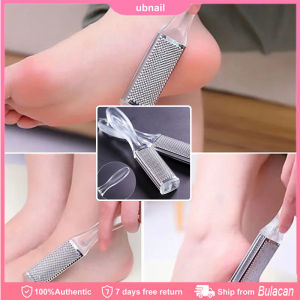 5PCS Double Sided Feet Files Transparent Stainless Steel Foot Exfoliating Scrub Rub Board Dead Skin Removal Calluses Remover