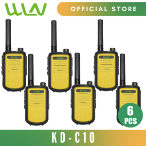 WLN KD-C10 5W 16 Channel UHF 400-470MHz Two-Way Walkie Talkie Radio -SET OF 6