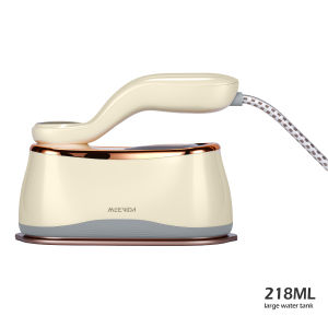 MEEVIDA Steam Iron 1000W Power Dry Steam Dual Use 180° Rotatable Handle Compact Portable Flat ironing