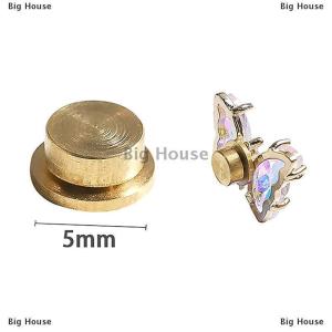 [COD] Big House 5pcs Manicure rotating jewelry accessories universal rotating bearings rotatable transfer bead nail decoration