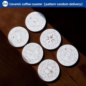 Bincoo cao cấp gốm cà phê miếng lót ly Vòng Nhiệt Cách Nhiệt Coaster nghệ thuật máy tính để bàn tấm đệm bảo vệ mũi giày