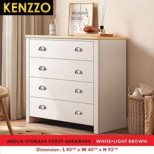 [FREE INSTALLATION] KENZZO: Arlo display cabinet modern minimalist 2-door 3-drawer storage cabinet