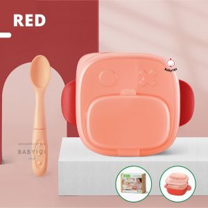 【Baby101】Hogokids Baby Food Container Lunch Box Bento Bowl Grinder With Cover Lid Spoon Tableware Set Feeding HongKong HOGO