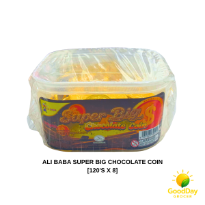 120pcs Ali Baba Super Big Chocolate Coin Halal