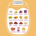 Chia seed cereal diet cereal mixed nuts and fruits oatmeal cereal fruits cereals breakfast food rolled oats canned 500g. 