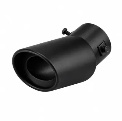 Universal Matt Black Car Exhaust Tip – Stainless Steel Rear Tail Muffler Pipe