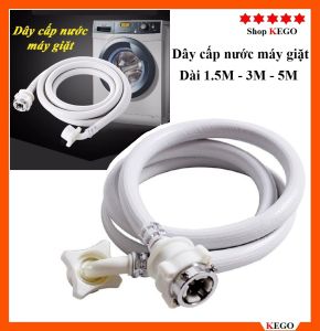 Dây vòi cấp nước cho máy giặt chiều dài từ 1.5 mét đến 5 mét