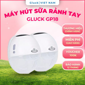 Máy hút sữa rảnh tay Gluck GP18 máy hút sữa không dây massage kích sữa nhanh về và vắt kiệt sữa