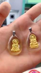 Mặt dây chuyền phật thuỷ tinh