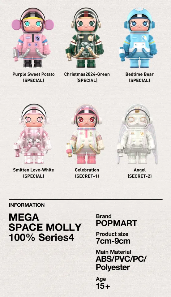 POP MART MEGA SPACE MOLLY 100% Series4 Blind Box | Lazada Singapore