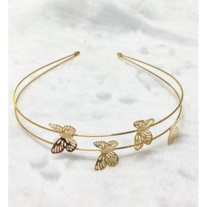 Multi-Layer Stars Hair Band for Women Hair Accessories Gold/Silver Headband Rhinestone Decor Crystal
