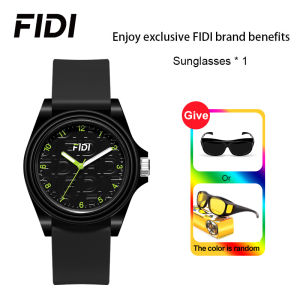 FIDI Childrens Watch Plastic Case Strap Drop Resistant and Waterproof Style with Various Colors