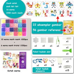 BETTIE Kit Manik-manik Ajaib Kabut Air DIY Hadiah Anak-anak Hadiah Pendidikan Anak-anak