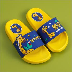 Kids Slippers New Summer Boys Girls Slippers PVC Non-slip Children Beach Shoes Baby Home Sandals Kids Flip Flops