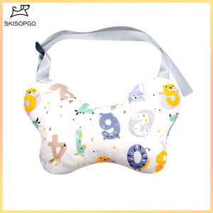 SKISOPGO Baby Stroller Neck Protecting Pillow Cartoon Comfortable Baby Pillow Comfortable Baby Stroller Accessories