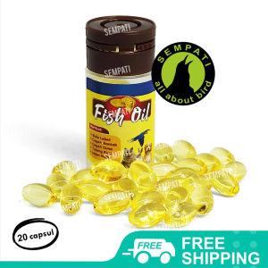 SEMPATI Vitamin Hewan: Fish Oil & Kapsul Untuk Kucing, Anjing, Burung, & Hamster