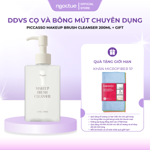 Dung Dịch Vệ Sinh Cọ Trang Điểm Cao Cấp Piccasso Cleanser 200ml Cho Lông Tự Nhiên