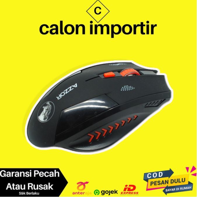 Mouse Gaming Macro Wireless Murah USB 24K DPI 2.4G Low Latency Anti Delay Rechargeable Fast Charging