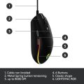 Logitech Gaming Mouse G203 2nd Gen 8,000 DPI, Rainbow Optical Effect LIGHTSYNC RGB Wired. 