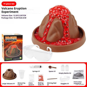 Volcano Experiment Toy for Kids STEM Science Kit Snow Mountain Eruption Set Api Gunung Berapi Sains Educational Toy