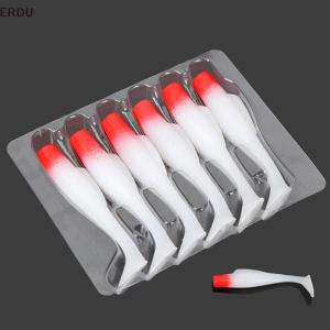 💖【Special price】💖ERDU 6pcs TPR Soft Lure 8 cm Rubber Fishing Lure Shad Swim baits Silicone Bait New