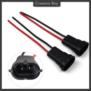 [Creative] Waterproof H11 H9 H8 880 H16JP Plug Wire Base Bulb Socket Cable Auto Parts